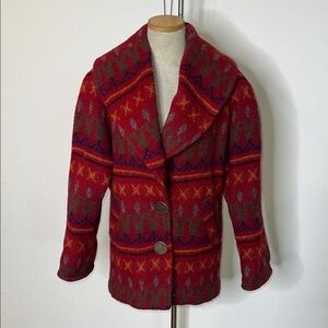 Jonathan Steven’s Vintage 80’s 90’s Shawl Collar Southwest Coat